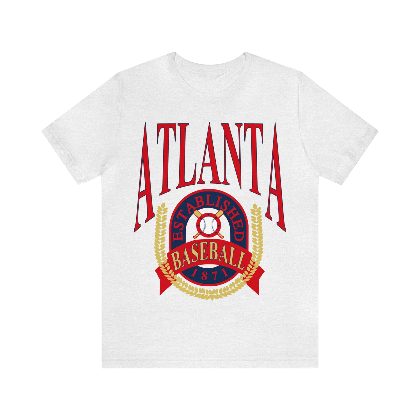 90's Atlanta Baseball Soft T-Shirt - Retro Unisex Short Sleeve Tee
