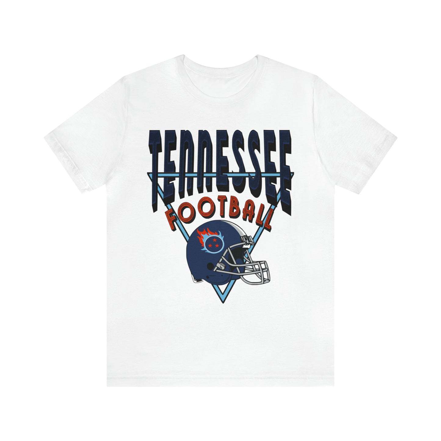 90's Tennessee Titans Tee - Vintage Style Football Short Sleeve T-Shirt- Men's & Women's Football Apparel - Design 3