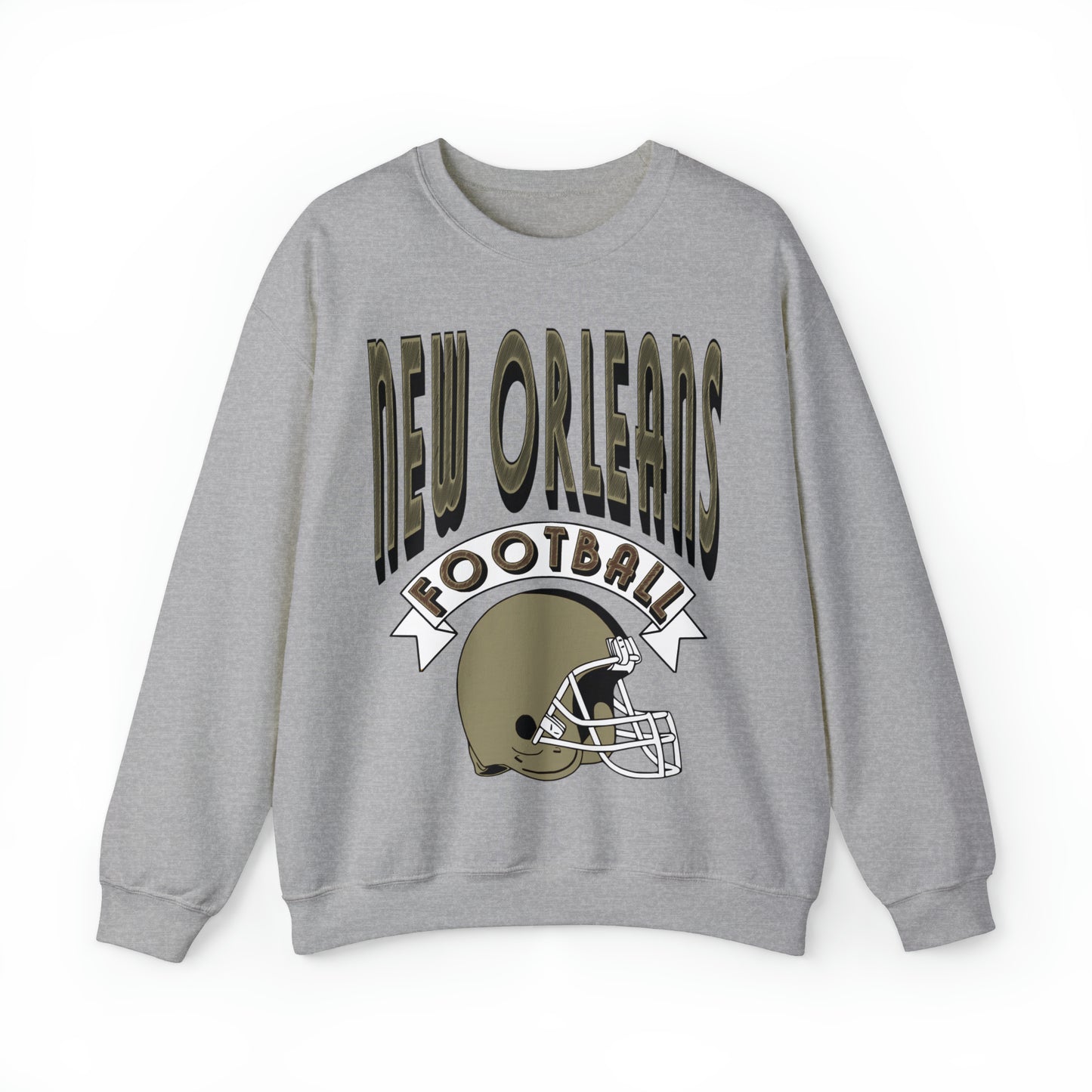 90's New Orleans Saints Crewneck - Vintage Style Louisiana Football Sweatshirt - Men's, Women's Design 3