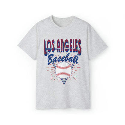 Retro Los Angeles Baseball Tee - Vintage Style Short Sleeve T-Shirt - MLB Baseball Gear - Vintage Men's & Women's Apparel