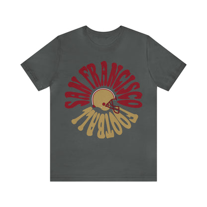 Hippy San Francisco 49ERS Tee - Vintage Football T-Shirt - Men's & Women's Unisex Apparel - Design 2