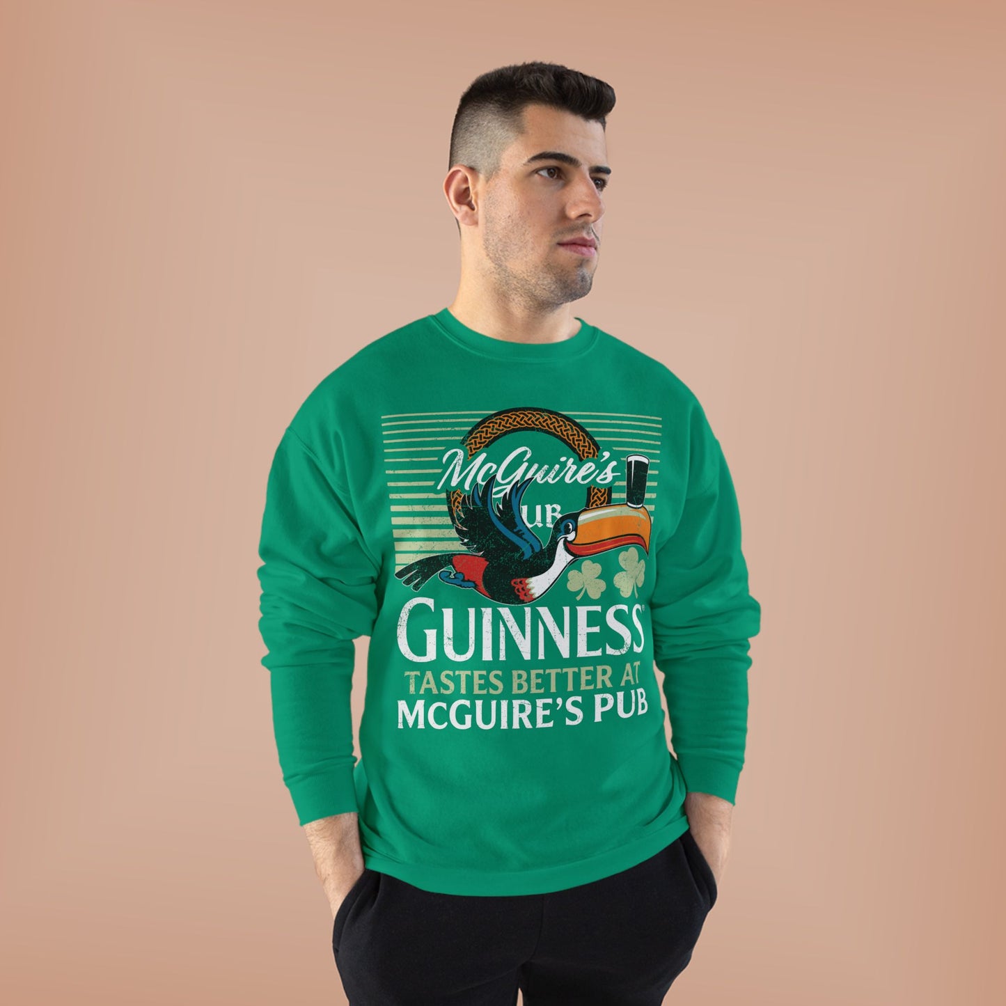 Guinness McGuire's Pub Sweatshirt — Irish Pub St. Patrick's Day Crewneck