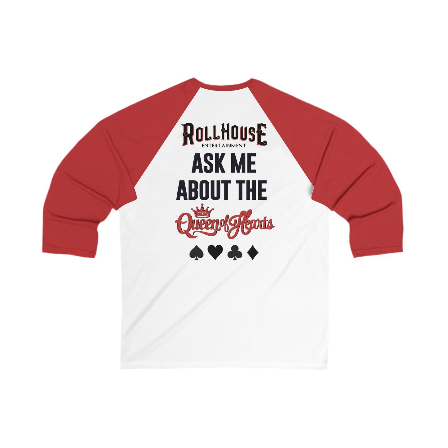 Queen of Hearts - RollHouse Lightweight Long Sleeve Tee