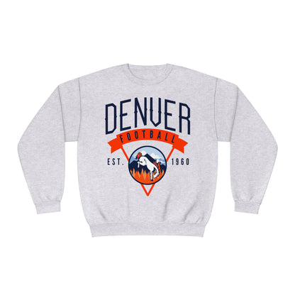 Vintage Denver Broncos Crewneck Sweatshirt - Hippy Colorado Football Apparel - Men's & Women's Unisex Sizing