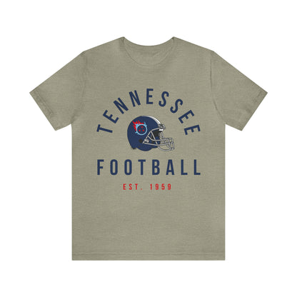 Vintage Tennessee Titans Tee - Vintage Style Football Short Sleeve T-Shirt- Men's & Women's Football Apparel - Design 4