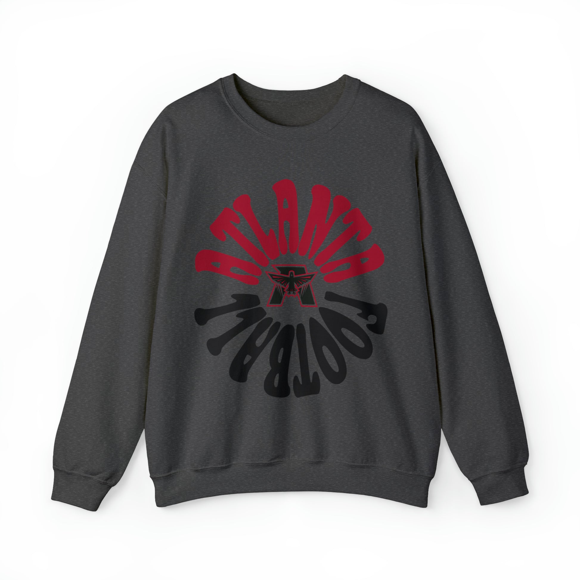 Hippy Retro Atlanta Falcons Crewneck - Vintage Unisex Football Sweatshirt - Men's & Women's - Design 2