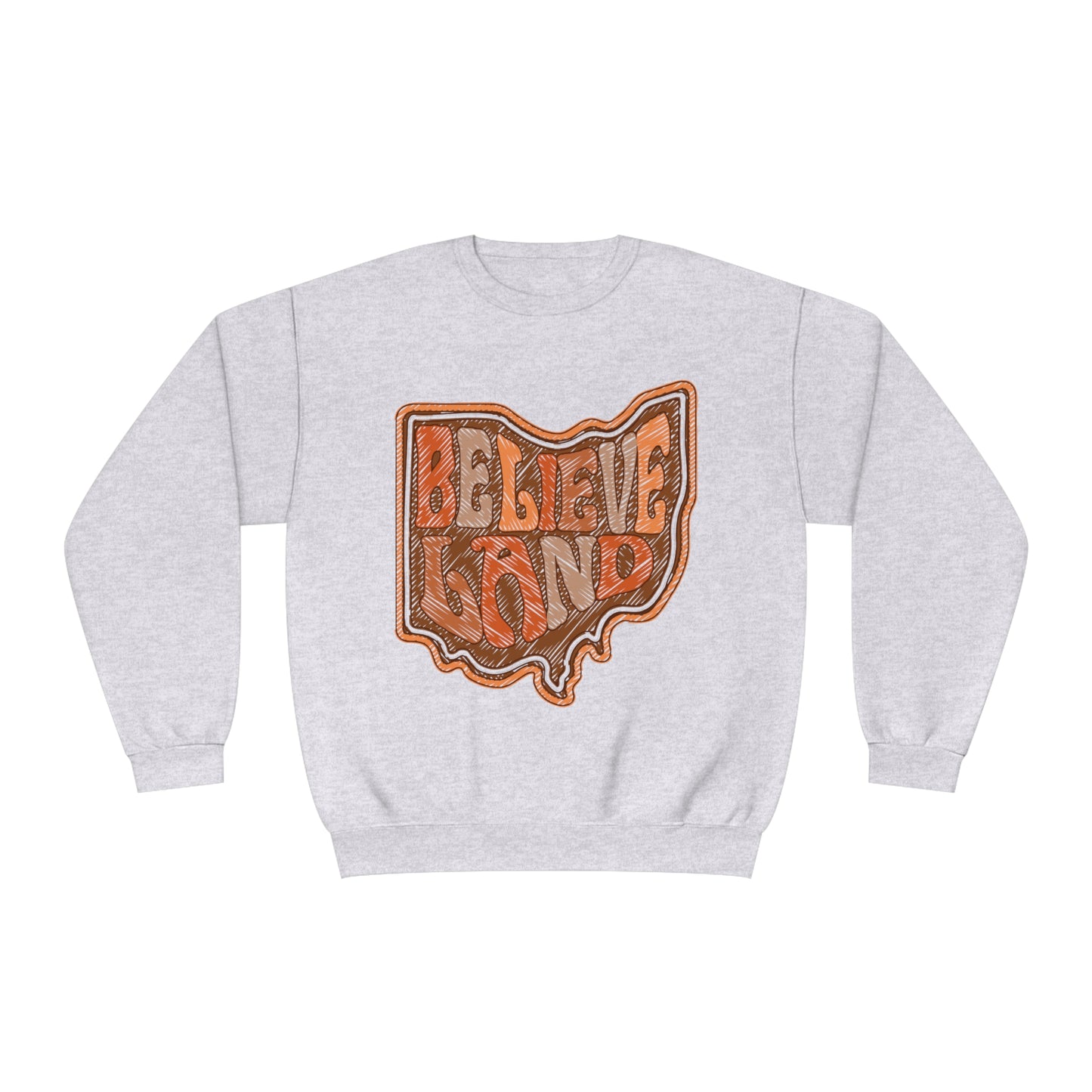 Cleveland Browns Crewneck Sweatshirt - Browns Believeland NFL Football Hoodie - Men's Women's Oversized Tee - Design 6