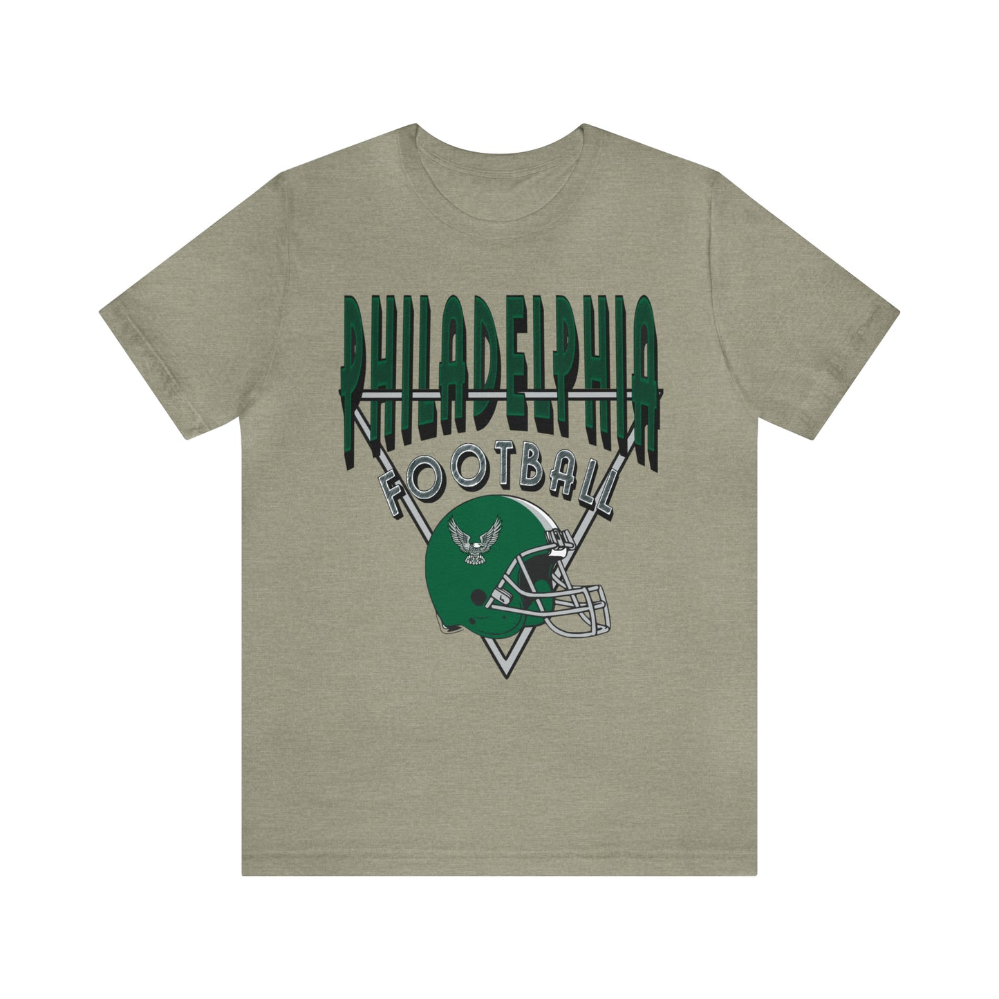 Throwback Vintage Philadelphia Eagles Tee - 90's Short Sleeve T-Shirt - NFL Football Men's & Women's Apparel - Design 3