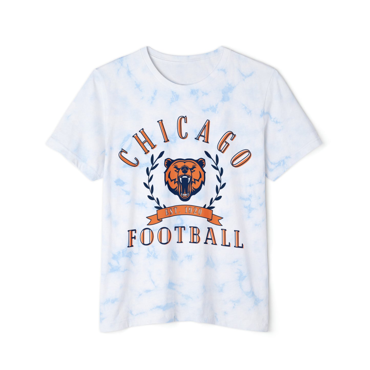 Tie Dye Chicago Bears T-Shirt - Vintage Short Sleeve Tee - Men's & Women's Oversized Tee - Design 3