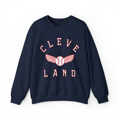 Retro Cleveland Baseball Sweatshirt - Vintage Style Unisex Crewneck