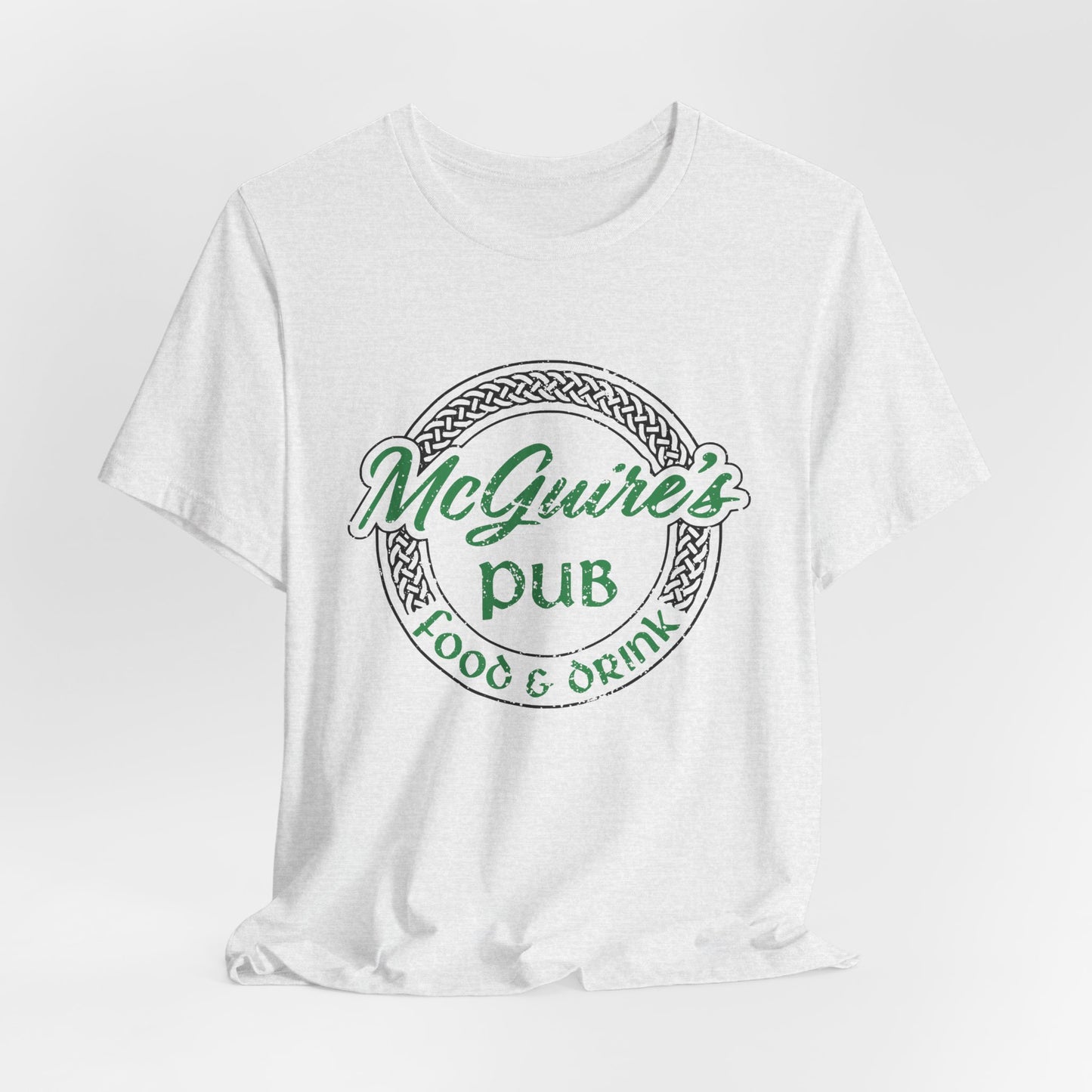 Men's Unisex Logo Pub Ringer Tee —McGuire's Logo