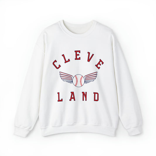 Retro Cleveland Baseball Sweatshirt - Vintage Style Unisex Crewneck