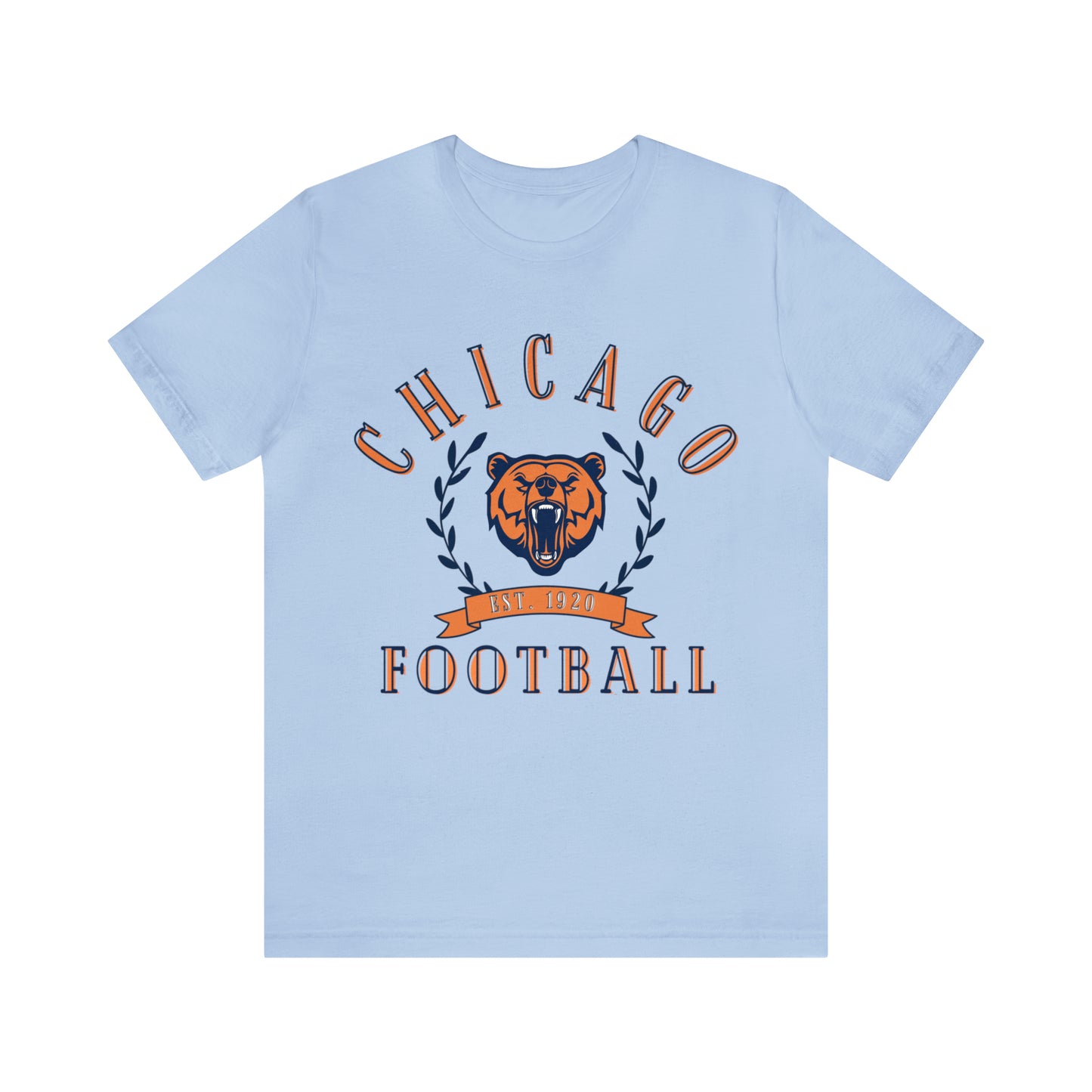 Vintage Chicago Bears Short Sleeve T-Shirt - Throwback NFL Football Men's & Women's Oversized Tee - Design 3