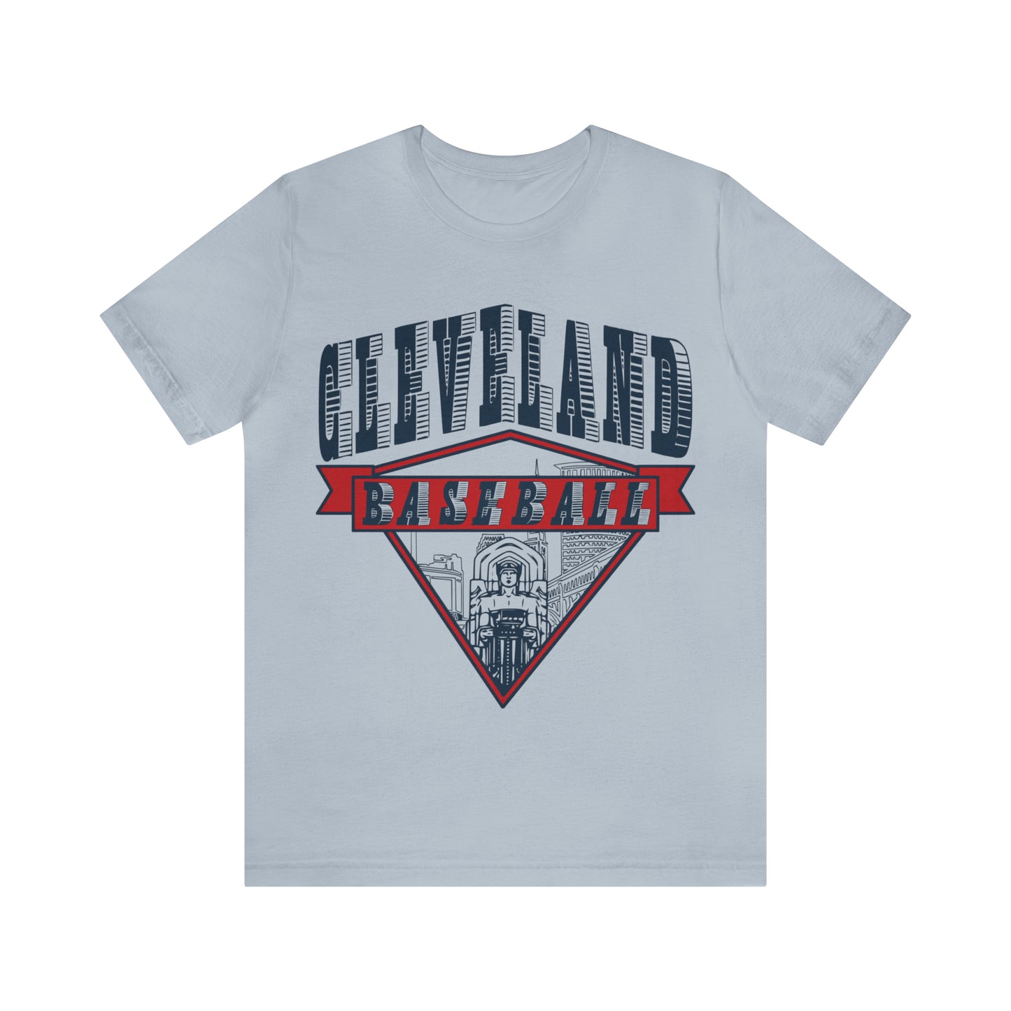 Vintage Cleveland Baseball Bridge Tee - Retro Unisex Short Sleeve T-Shirt