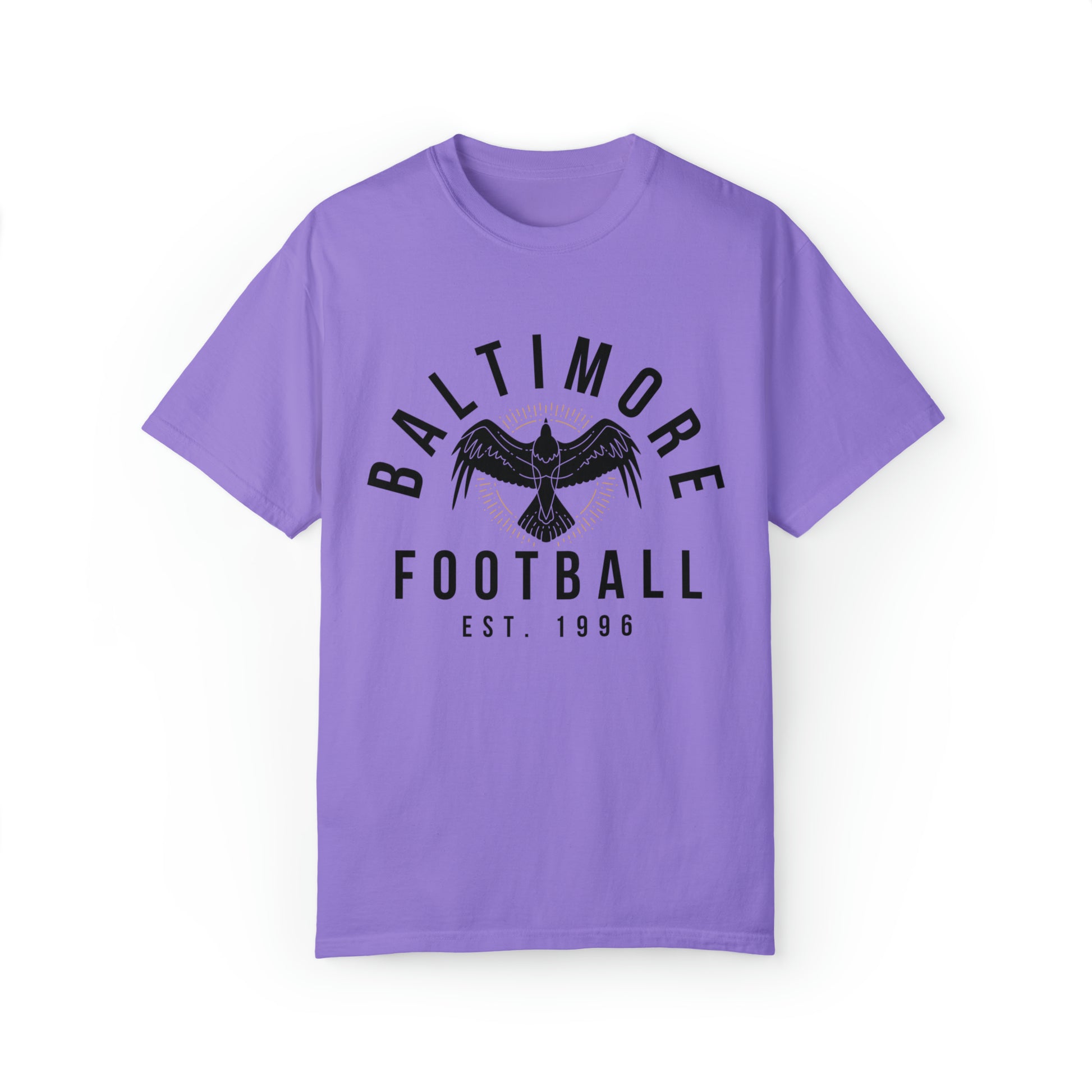 Vintage Baltimore Ravens T-Shirt - Comfort Colors NFL Football Short Sleeve T-Shirt Men's Women's Oversized - Design 4