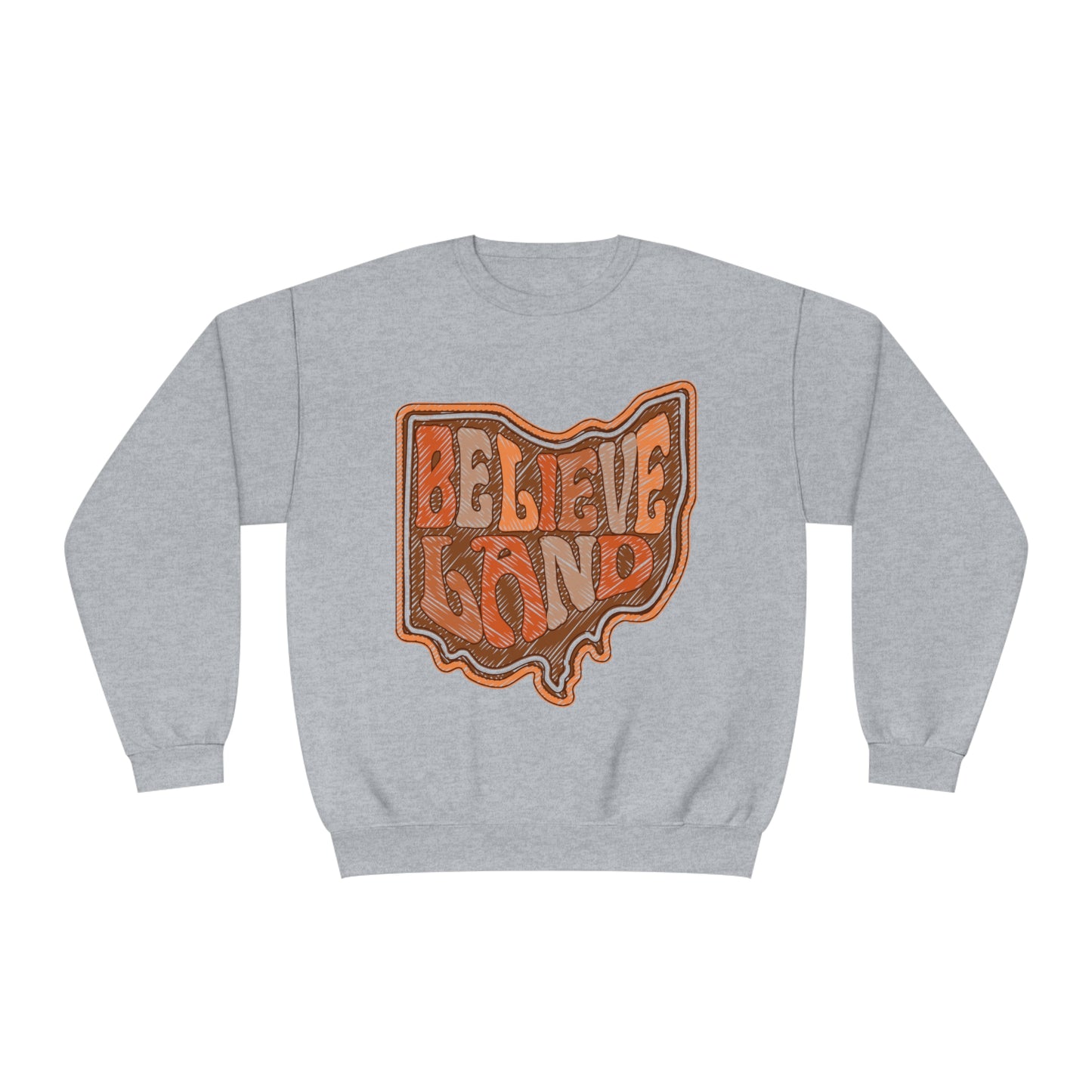 Cleveland Browns Crewneck Sweatshirt - Browns Believeland NFL Football Hoodie - Men's Women's Oversized Tee - Design 6