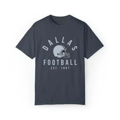 Comfort Colors Dallas Cowboys Football Tee - Short Sleeve T-Shirt Men's Women's Apparel - Design 3