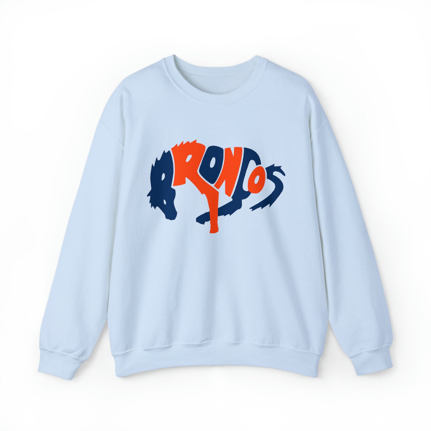 Retro Denver Broncos Crewneck Sweatshirt - Vintage Football - Men's & Women's Unisex Sizing - Design 3