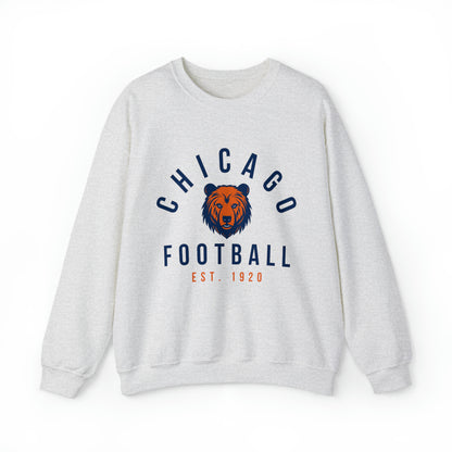 Vintage Chicago Bears Crewneck Sweatshirt - Throwback NFL Football Oversized Men's & Women's Crewneck - Design 4