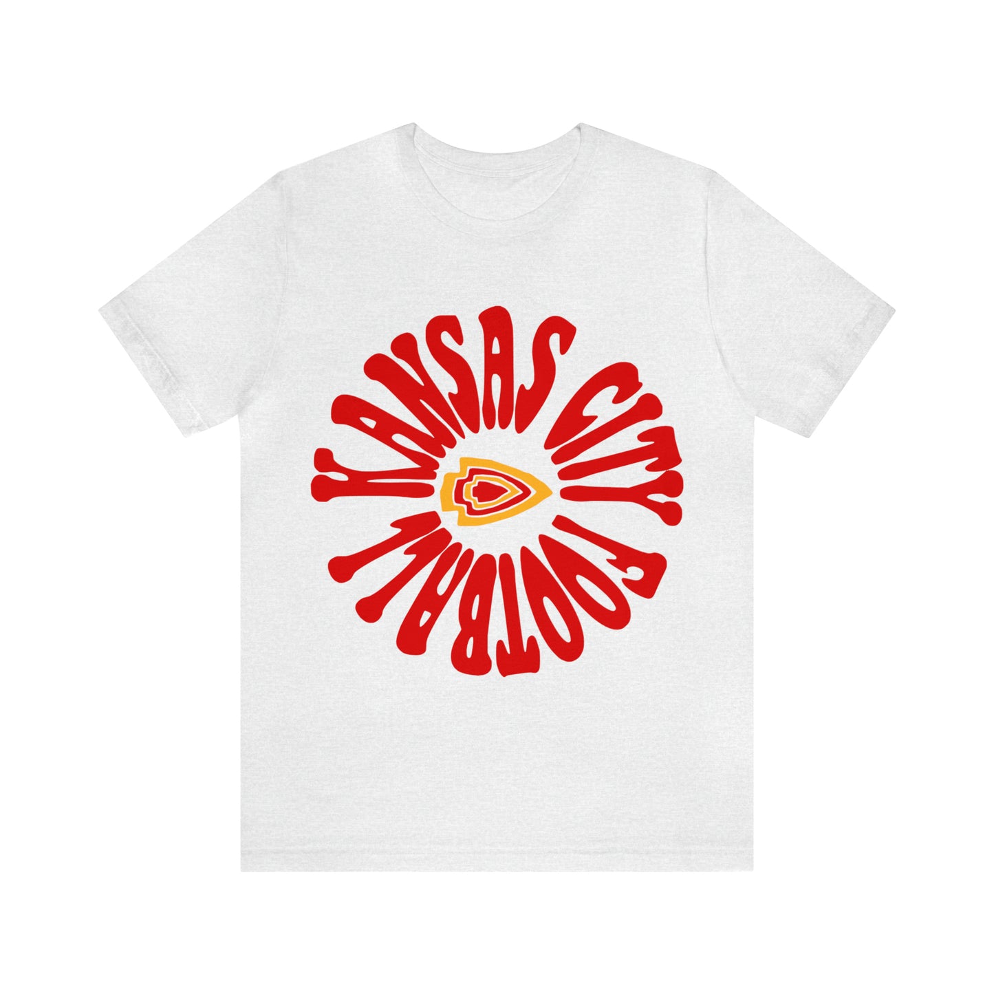 Vintage Kansas City Chiefs T-Shirt - NFL Football Short Sleeve Tee - Travis Kelce & Patrick Mahomes Oversized T-Shirt - Design 2