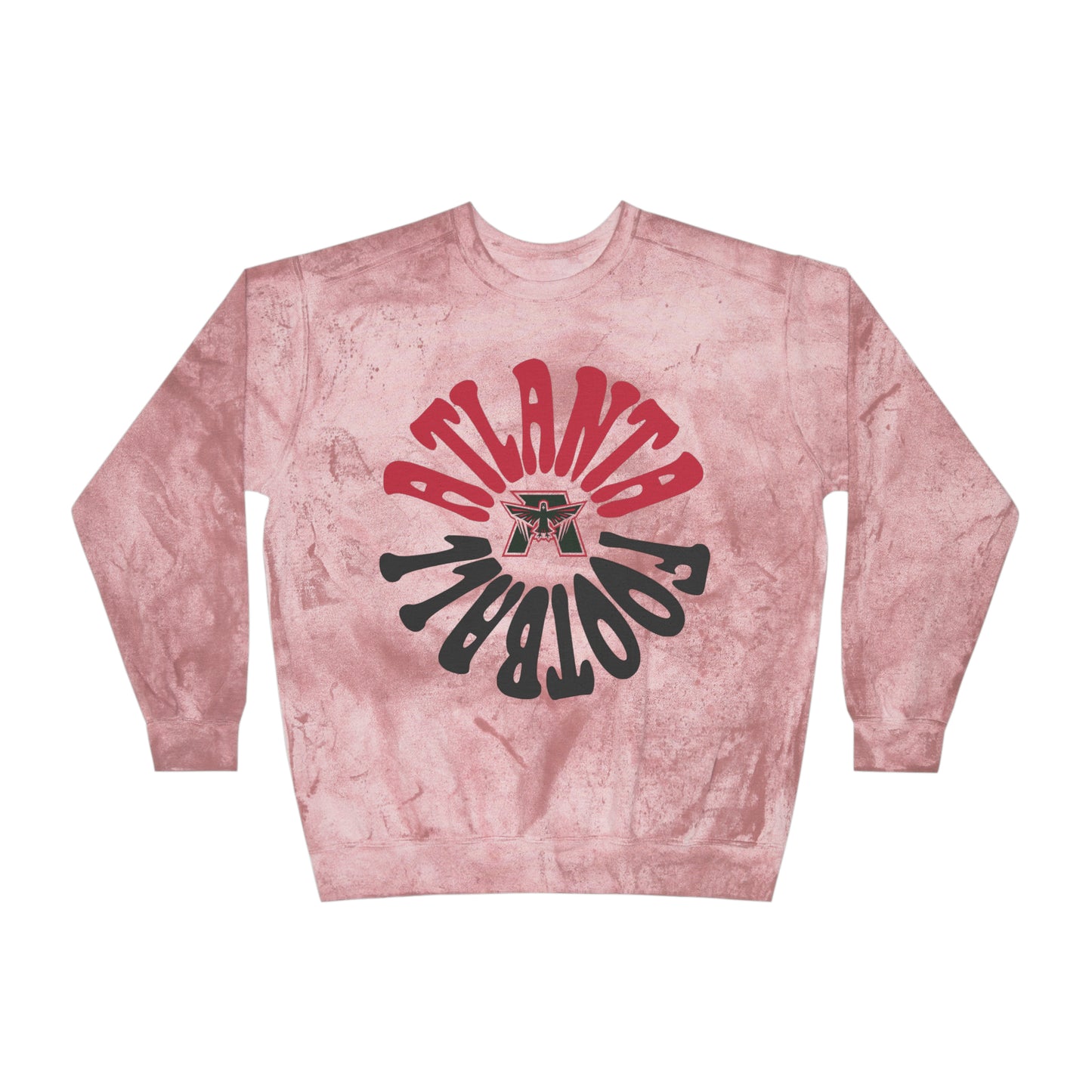 Tie Dye Comfort Colors Hippy Retro Atlanta Falcons Crewneck - Vintage Football Sweatshirt - Men's & Women's - Design 2