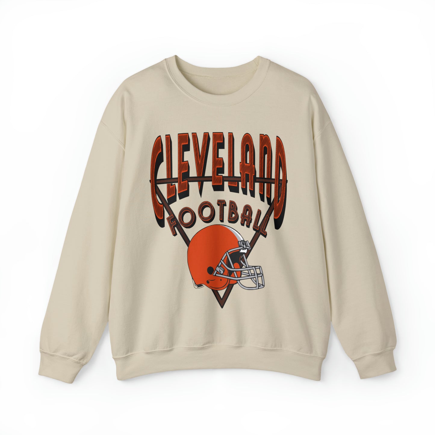 Cleveland Browns Sweatshirt - Vintage NFL Football Cleveland Browns Crewneck Sweatshirt - NFL Football Sweatshirt