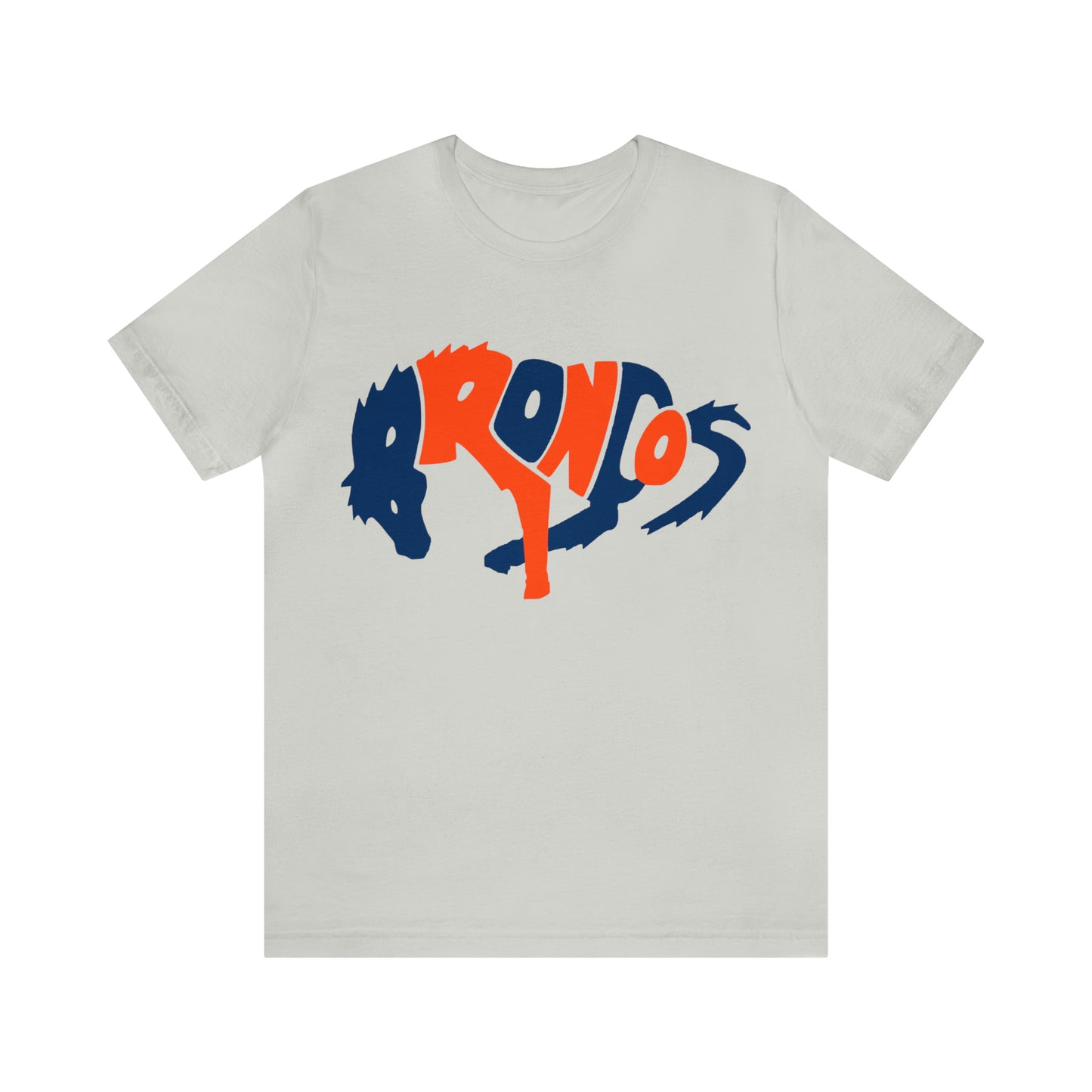 Retro Denver Broncos Tee - Vintage Colorado Football Style Short Sleeve T-Shirt - Men's & Women's - Design 3