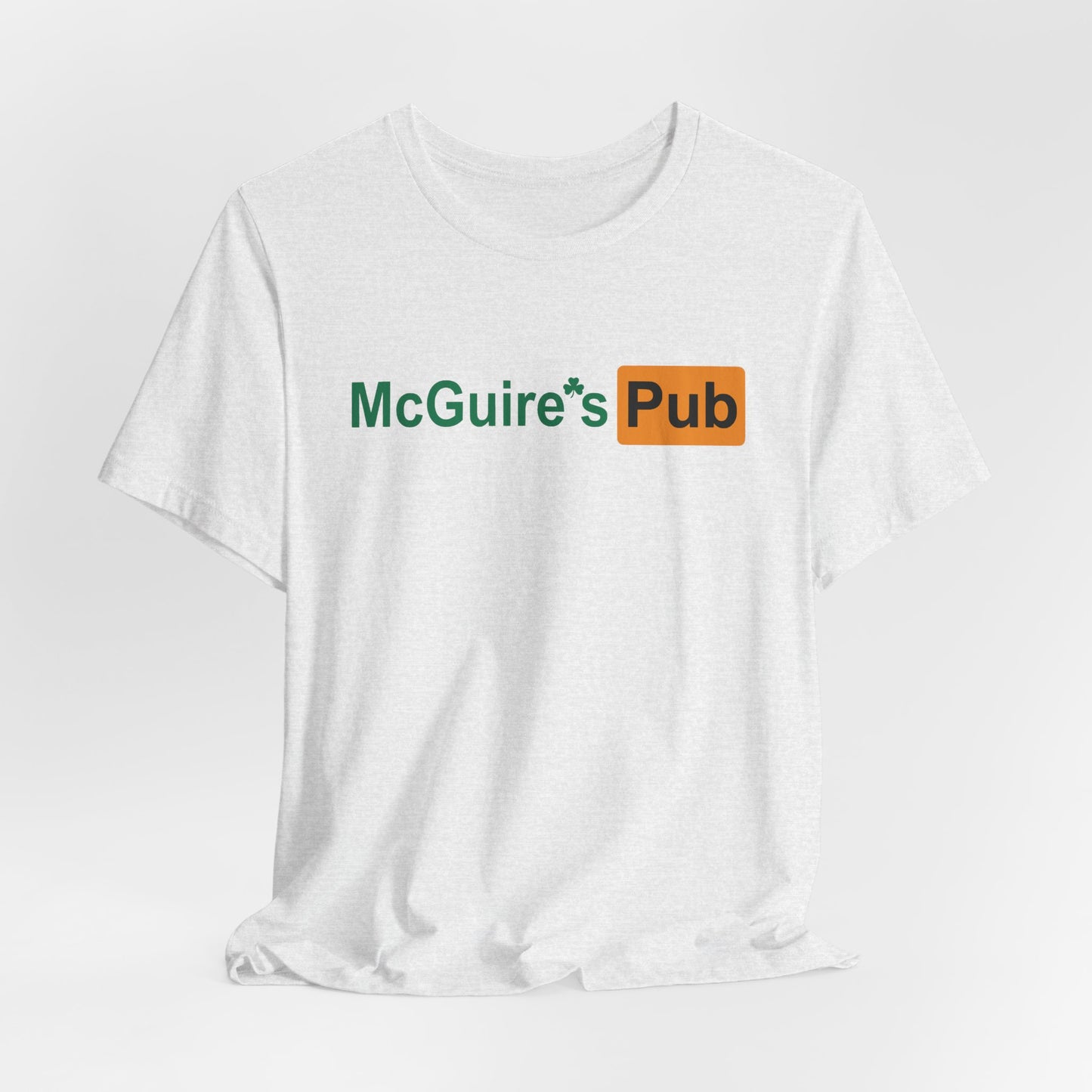Men's Unisex McGuire's Vintage Shamrock T-Shirt - McGuire's Pub Logo