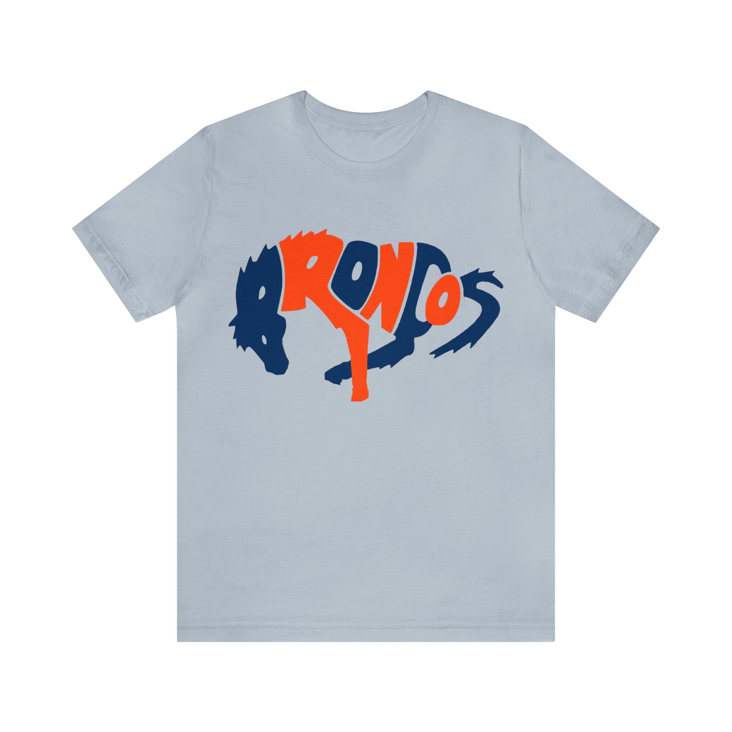 Retro Denver Broncos Tee - Vintage Colorado Football Style Short Sleeve T-Shirt - Men's & Women's - Design 3