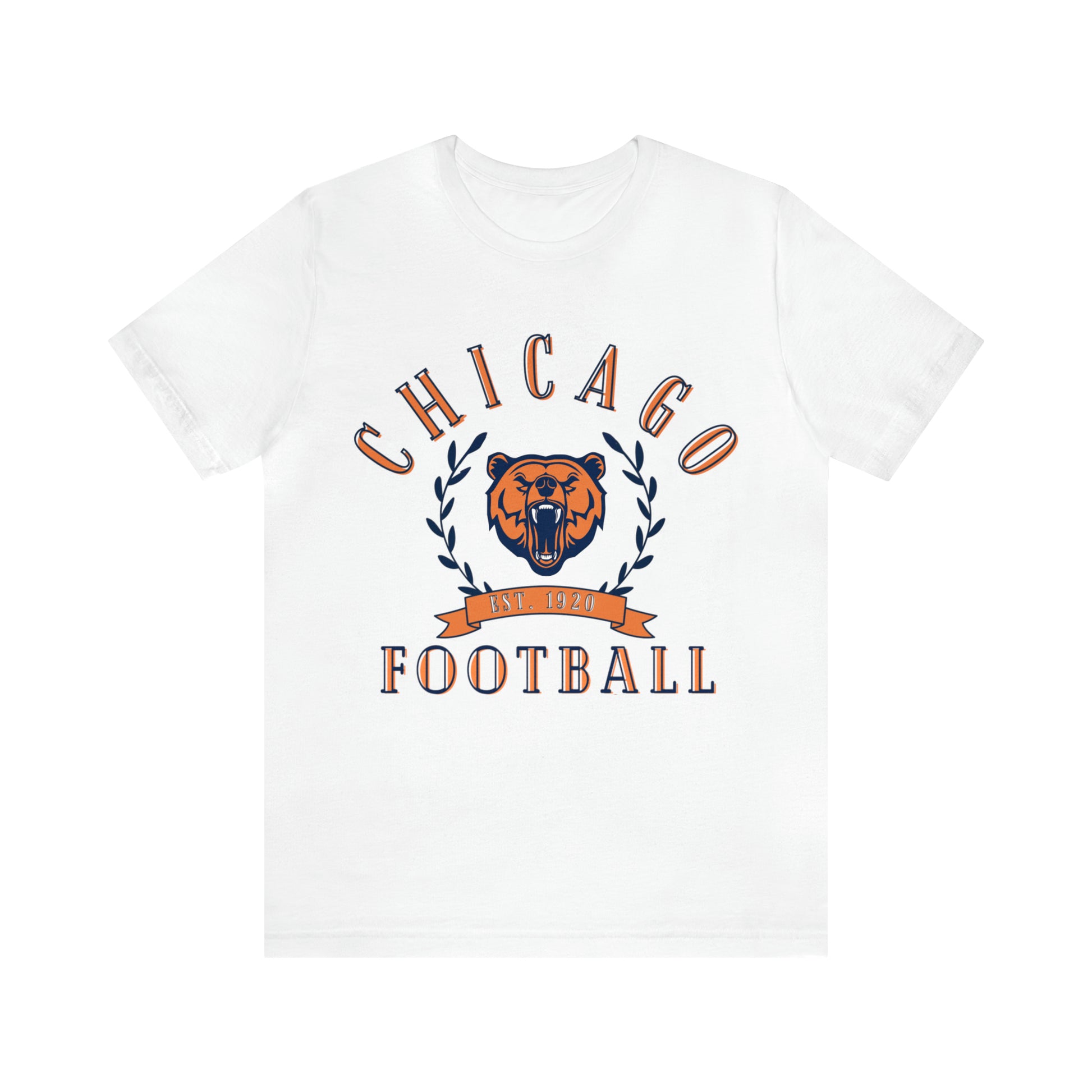 Vintage Chicago Bears Short Sleeve T-Shirt - Throwback NFL Football Men's & Women's Oversized Tee - Design 3