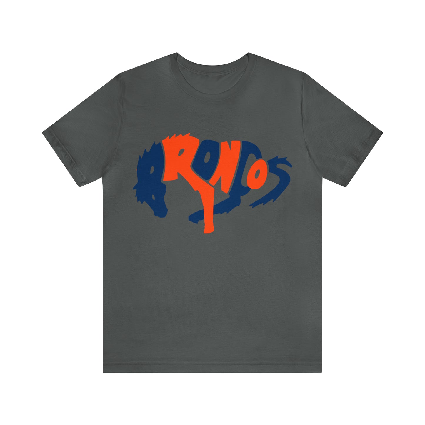 Retro Denver Broncos Tee - Vintage Colorado Football Style Short Sleeve T-Shirt - Men's & Women's - Design 3