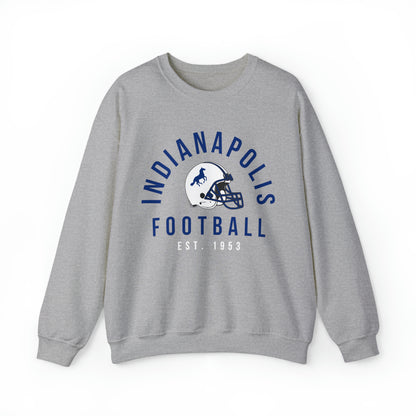 Vintage Indianapolis Colts Crewneck Sweatshirt - Retro Style Football Apparel - Men's & Women's - Design 2