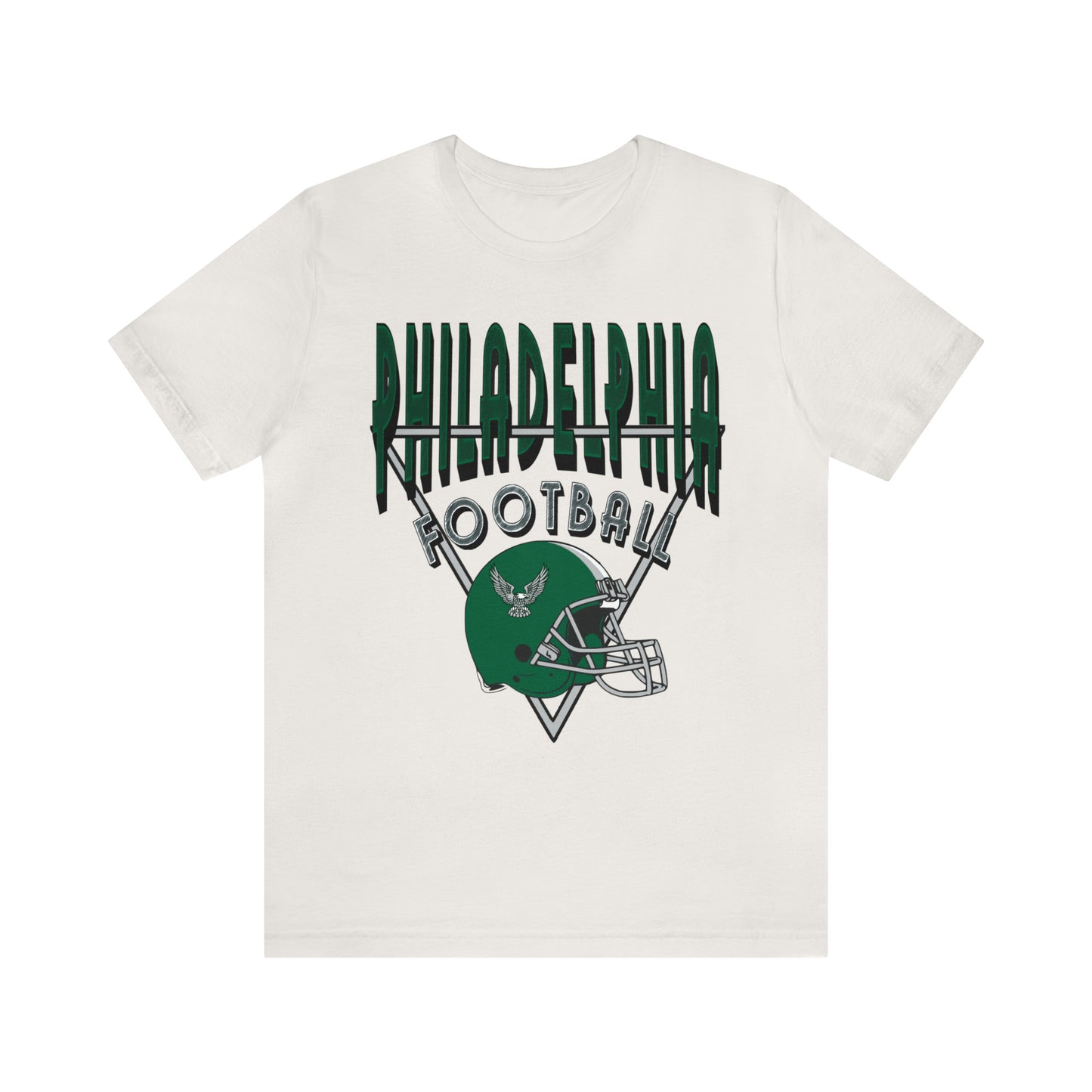 Throwback Vintage Philadelphia Eagles Tee - 90's Short Sleeve T-Shirt - NFL Football Men's & Women's Apparel - Design 3