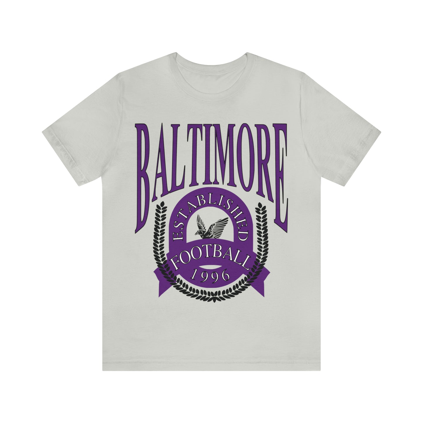 Baltimore Ravens T-Shirt Lamar Jackson, OBJ, Odell Beckham Jr, Men's, Women's, Lamar Jackson, Vintage, Retro, Short Sleeve, The Dallas Family, Etsy, The Dallas Family, Oversized, Cute, Affordable, Retro, Cheap, Soft, gray
