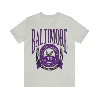 Baltimore Ravens T-Shirt Lamar Jackson, OBJ, Odell Beckham Jr, Men's, Women's, Lamar Jackson, Vintage, Retro, Short Sleeve, The Dallas Family, Etsy, The Dallas Family, Oversized, Cute, Affordable, Retro, Cheap, Soft, gray