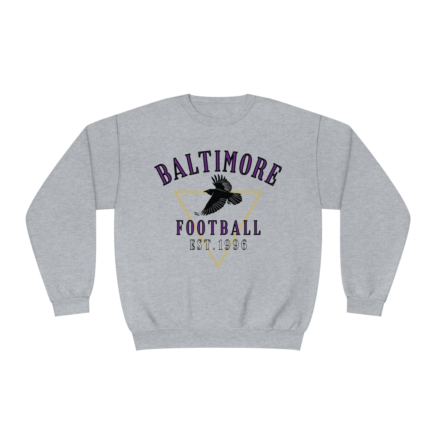 Vintage Baltimore Ravens Crewneck Sweatshirt - NFL Football Hoodie - Retro Sweatshirt Oversized Game Day Apparel - Design 3