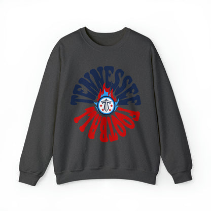 Retro Tennessee Titans Sweatshirt - Vintage Style Football Crewneck - Men's & Women's Football Apparel - Design 2