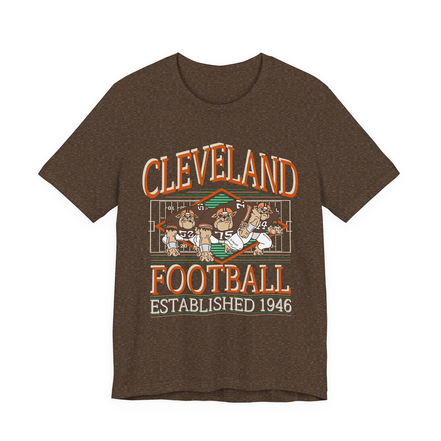 Cleveland Football Retro Mascot Tee