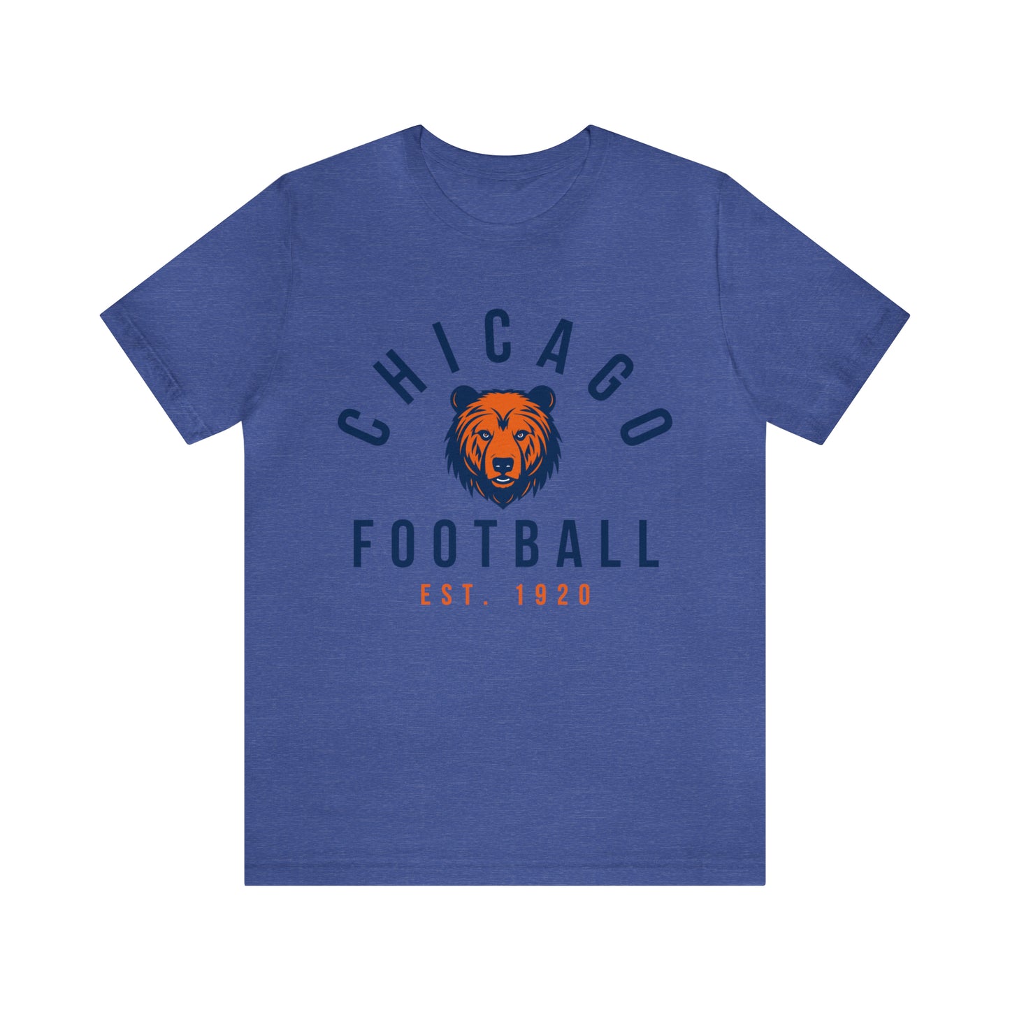 Vintage Chicago Bears Short Sleeve T-Shirt - Throwback NFL Football Men's & Women's Oversized Tee - Design 4