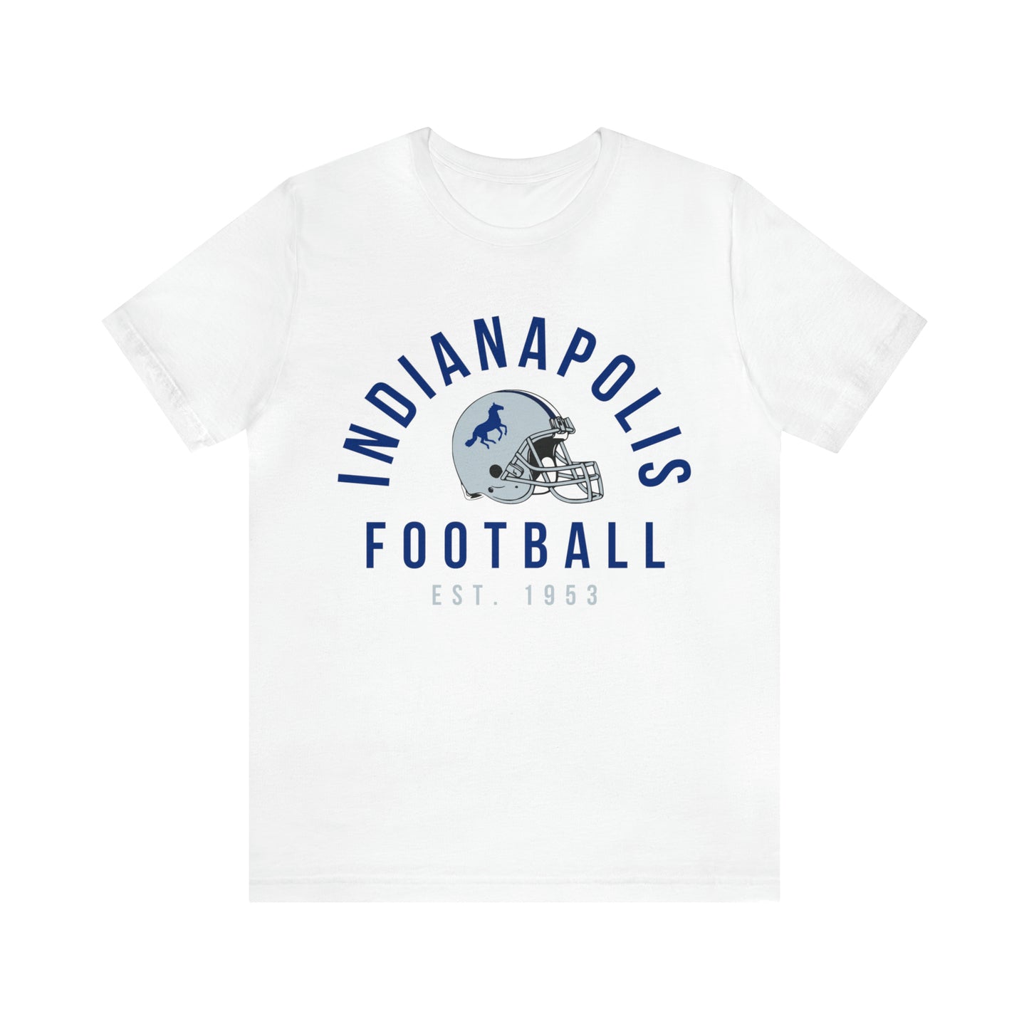 Vintage Indianapolis Colts Short Sleeve T-Shirt - Retro Style Football Tee - Men's & Women's - Design 2