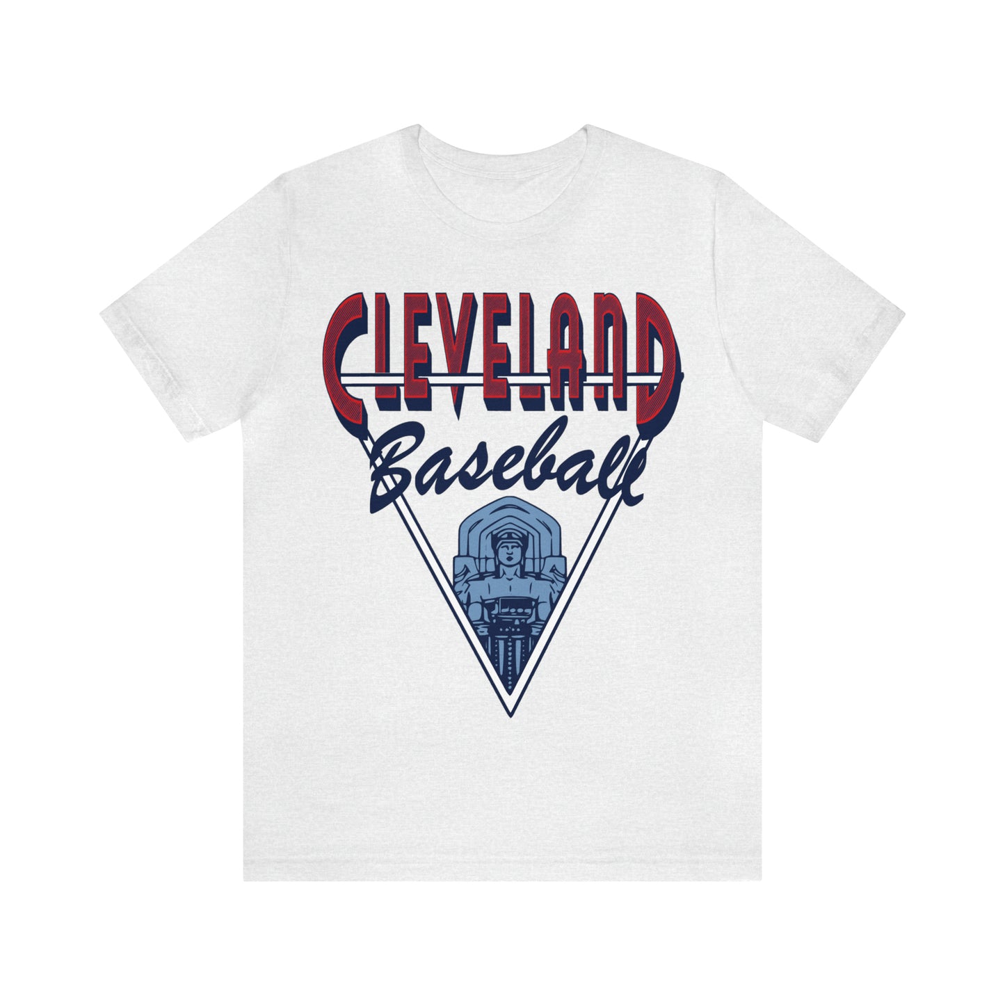 Vintage Cleveland Baseball Tee - CLE Short Sleeve T-Shirt - MLB Baseball Gear - Vintage Men's & Women's Apparel