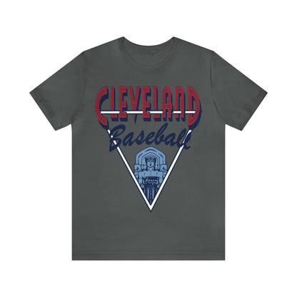 Vintage Cleveland Baseball Tee - CLE Short Sleeve T-Shirt - MLB Baseball Gear - Vintage Men's & Women's Apparel