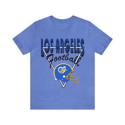 Throwback Los Angeles Rams Tee - Retro California Football T-Shirt Apparel - Men's & Women's Unisex Sizing - Design 3