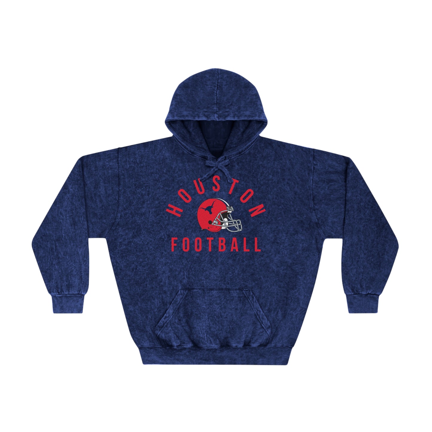 Vintage Houston Texans Mineral Wash Hoodie - Vintage Style Football Sweatshirt - Men's Women's Unisex Apparel - Design 1