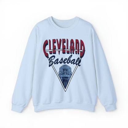 Vintage Cleveland Baseball Crewneck - CLE Indians Unisex Sweatshirt Baseball Apparel