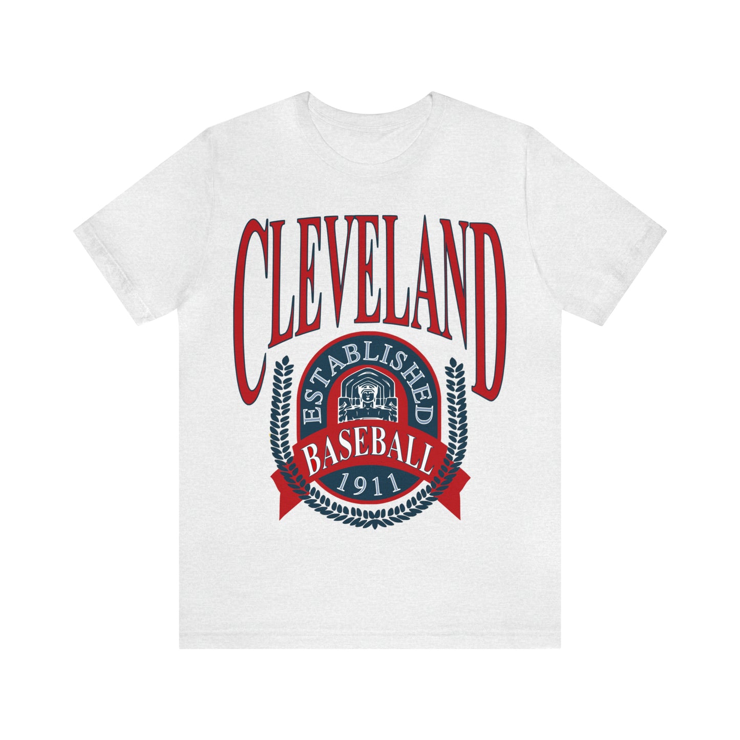 Throwback Cleveland Baseball Tee - Vintage Short Sleeve Unisex T-Shirt