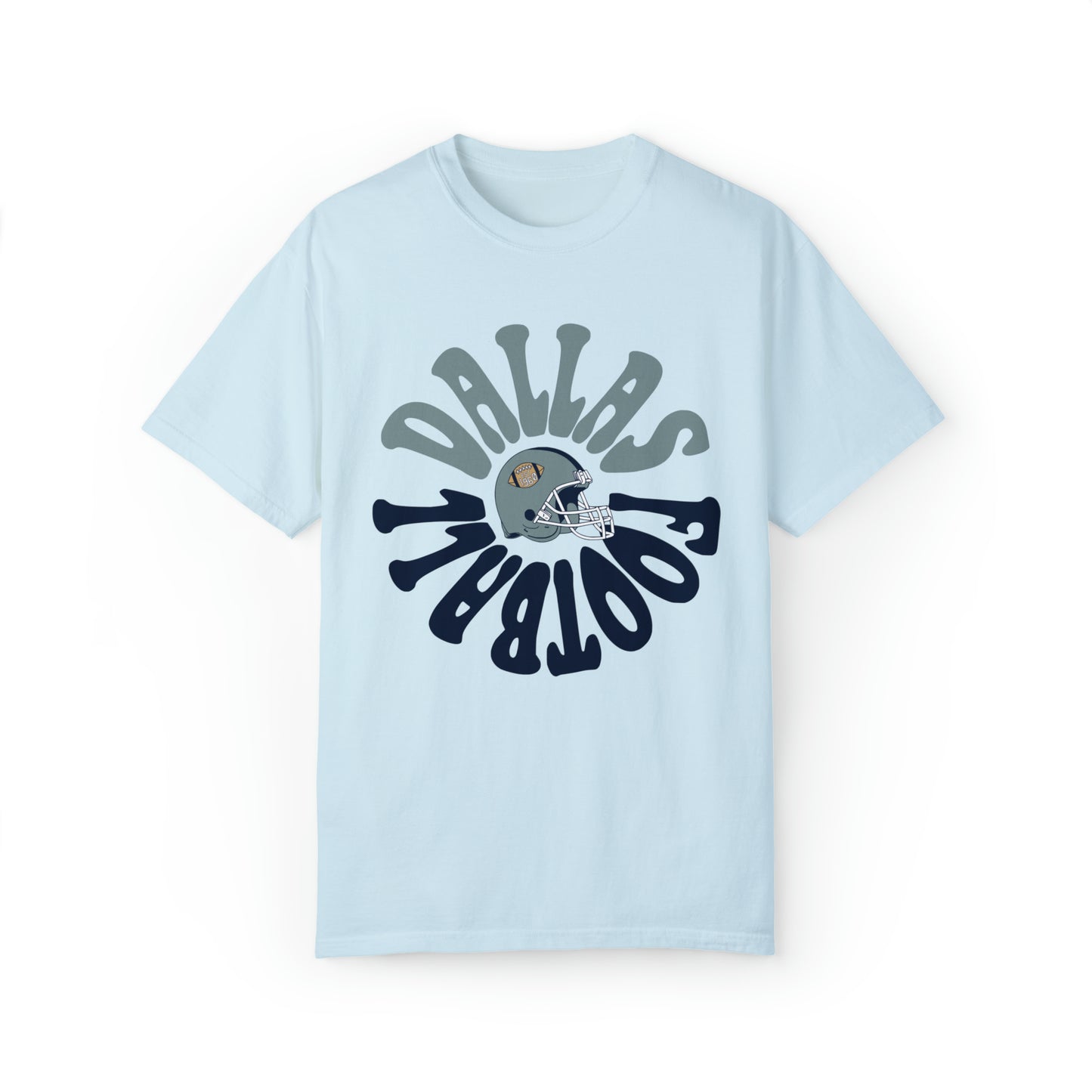 Comfort Colors Throwback Dallas Cowboys NFL Football Tee - Short Sleeve T-Shirt Unisex Men's Women's Oversized Apparel - Design 2