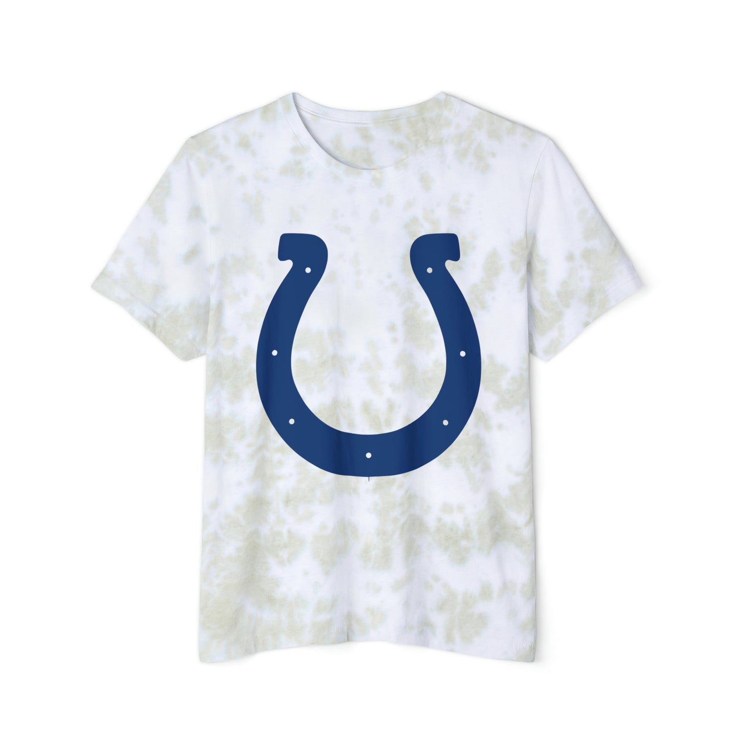 Tie Dye Vintage Indianapolis Colts Short Sleeve T-Shirt - Retro Style Football Tee - Men's & Women's - Design 3