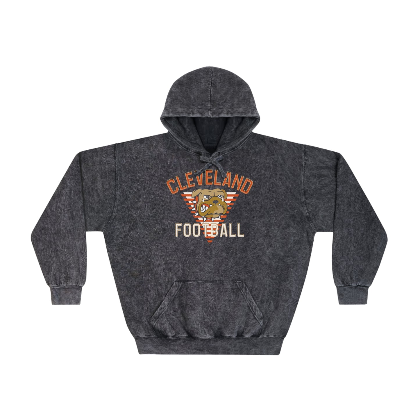 Vintage Cleveland Browns Hoodie - Tie Dye Browns Sweatshirt - Hippy Acid Wash Hoodie - Oversized for Men & Women - Design 12