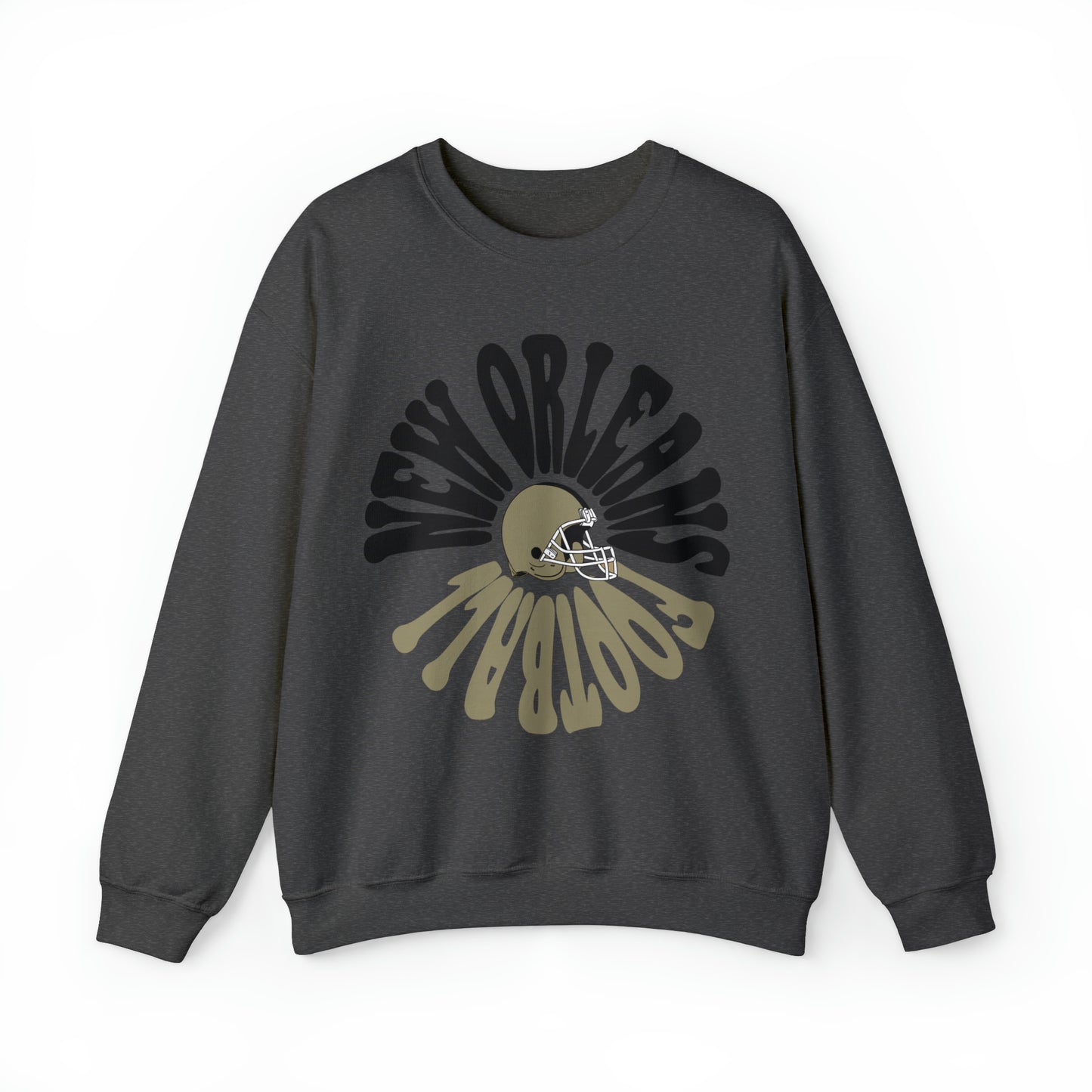Retro New Orleans Saints Crewneck - Vintage Style Louisiana Football Sweatshirt - Men's, Women's - Design 2
